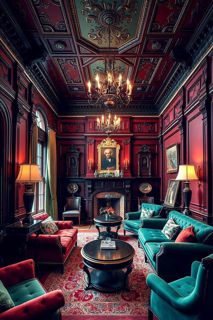 Rich Color Palette - 22 Victorian Interior Design Ideas