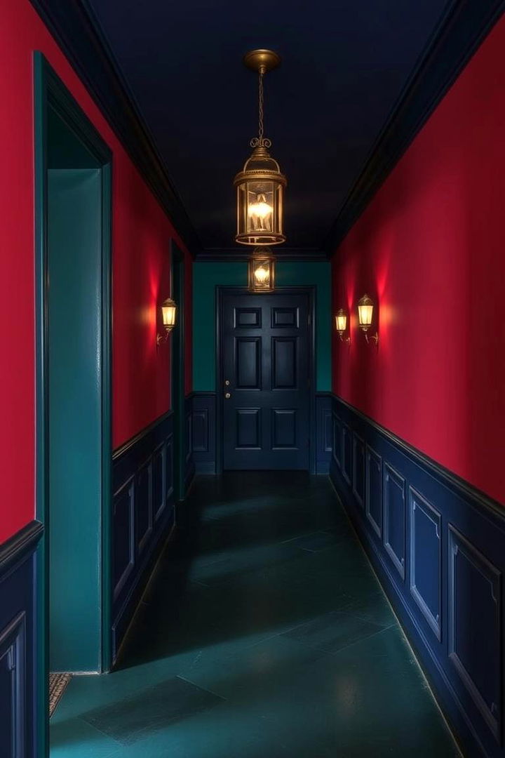 Rich Color Palettes - 22 Victorian Hallway Ideas
