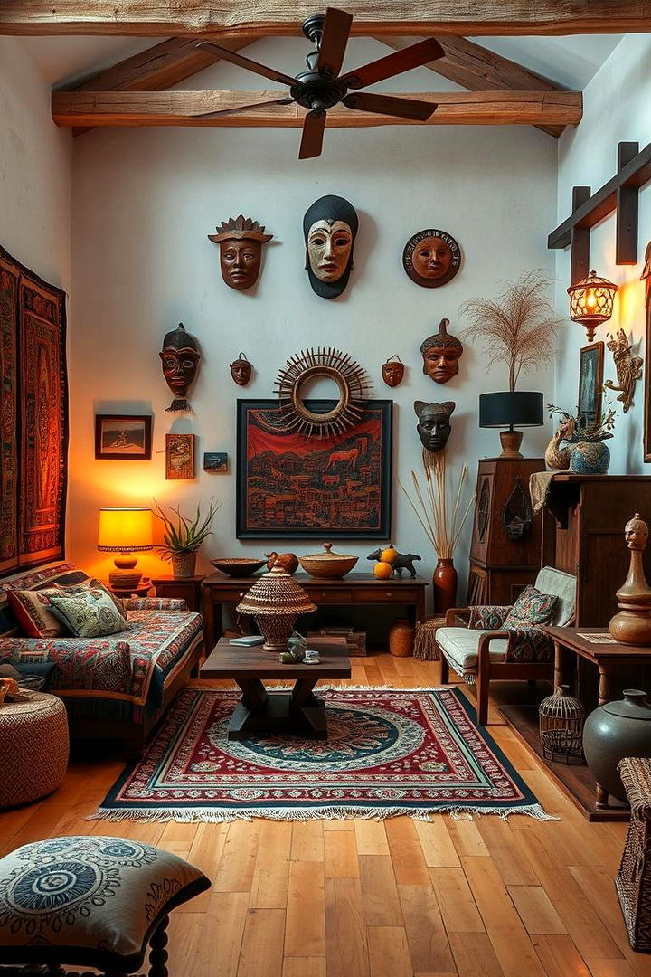 Rich Cultural Accents - 22 Gypsy Bohemian Living Room Ideas