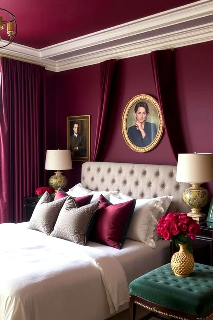 Rich Dark Color Palettes - 22 dark academia bedroom ideas