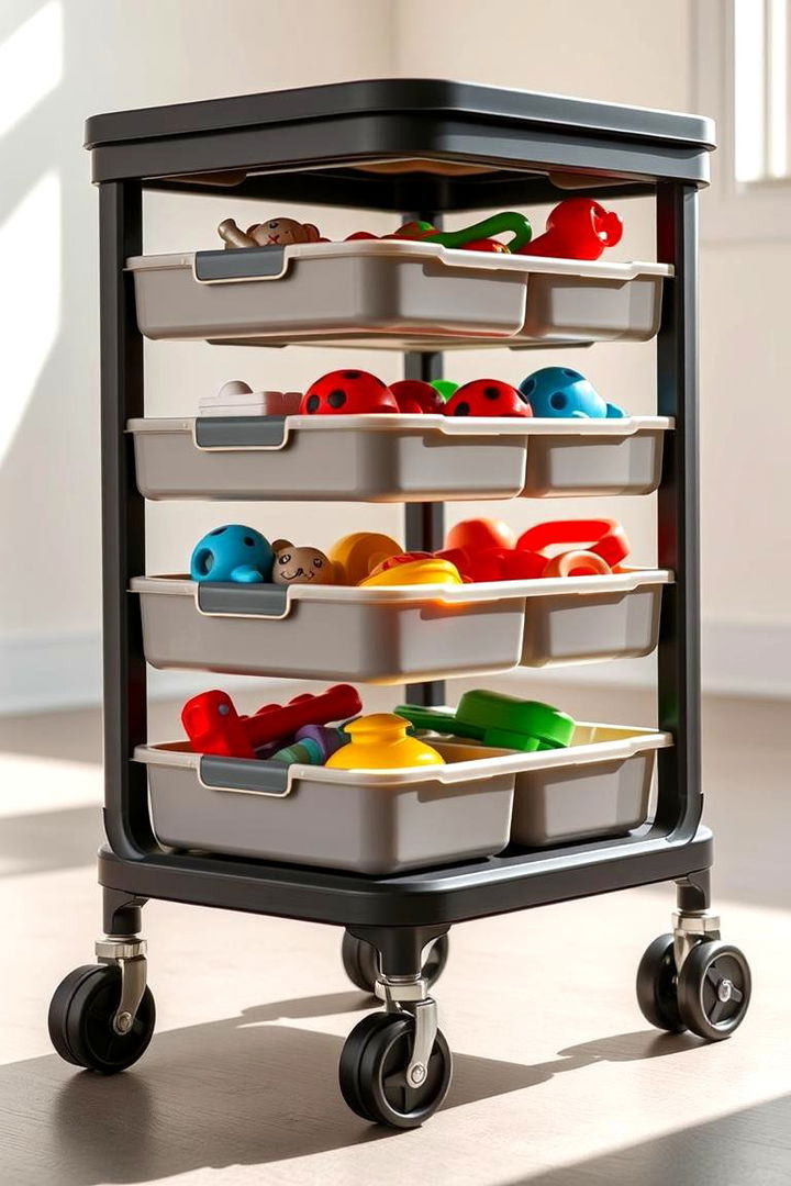 Rolling Carts - 22 Toy Storage Ideas