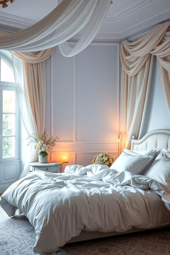 Romantic Blue Hues - 22 blue and beige bedroom ideas
