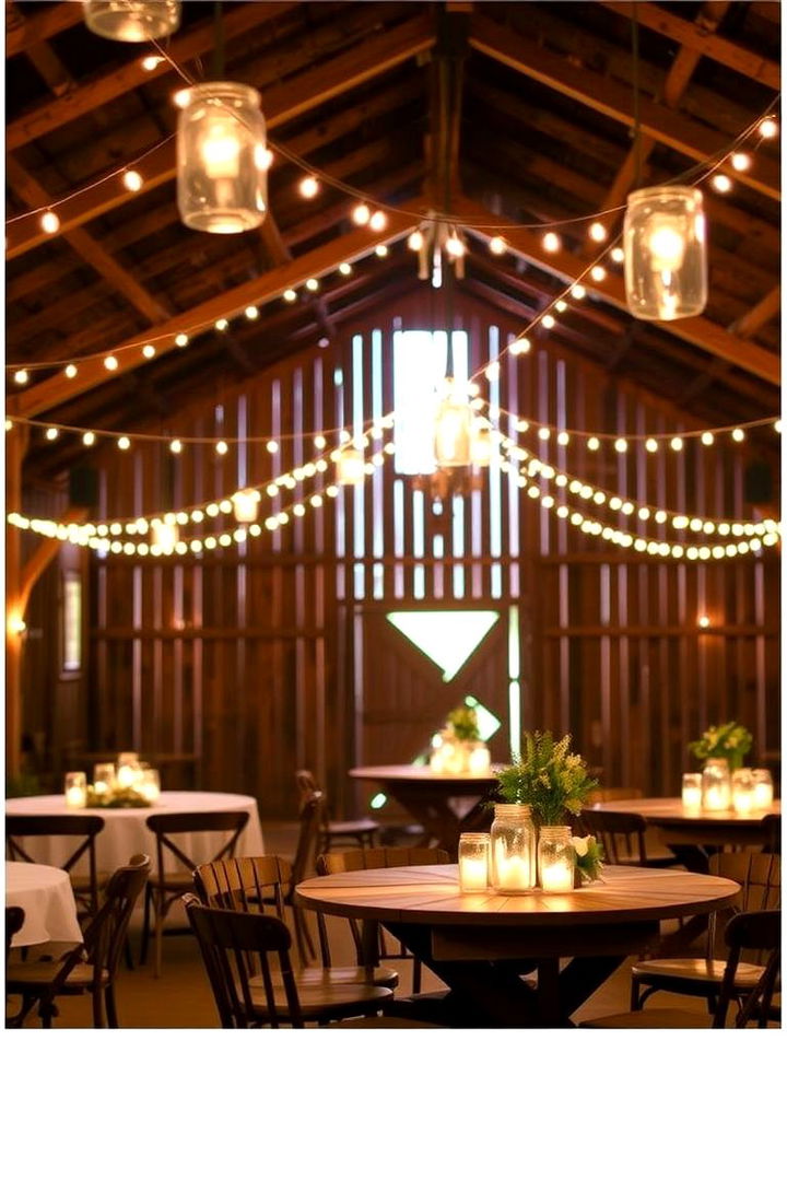 Romantic Candlelight Displays - 22 Barn Wedding Ideas