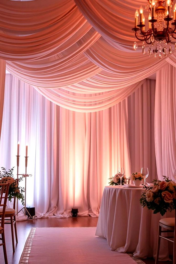 Romantic Drapery Layers - 22 Taylor Swift Themed Bedroom Decor Ideas