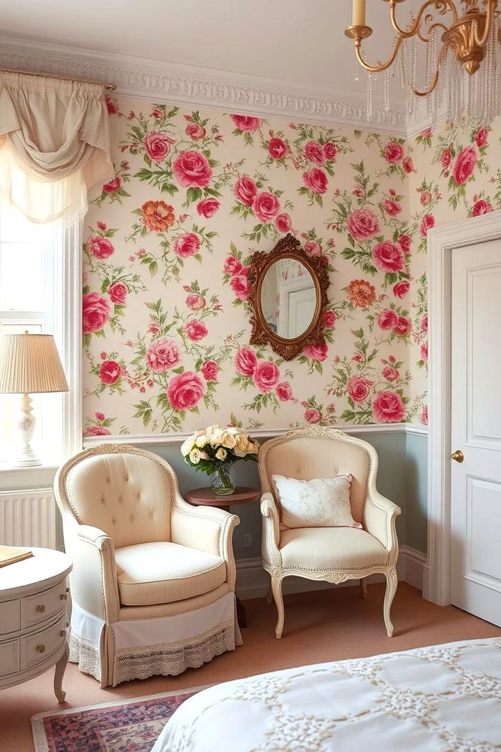 Romantic Floral Fantasia - 22 Victorian Bedroom Ideas