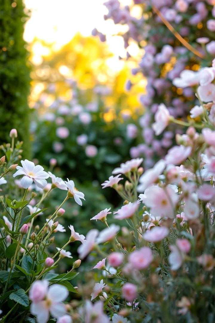 Romantic Garden Theme - 22 Perennial Flower Bed Ideas