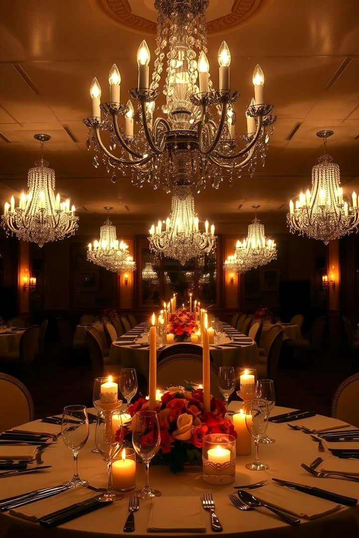 Romantic Lighting Effects - 22 Parisian Dining Room Ideas