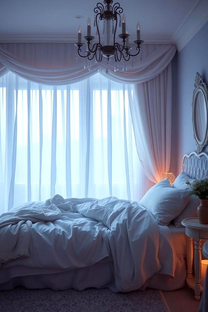 Romantic Sky Blue Ambience - 22 Sky Blue Bedroom Ideas