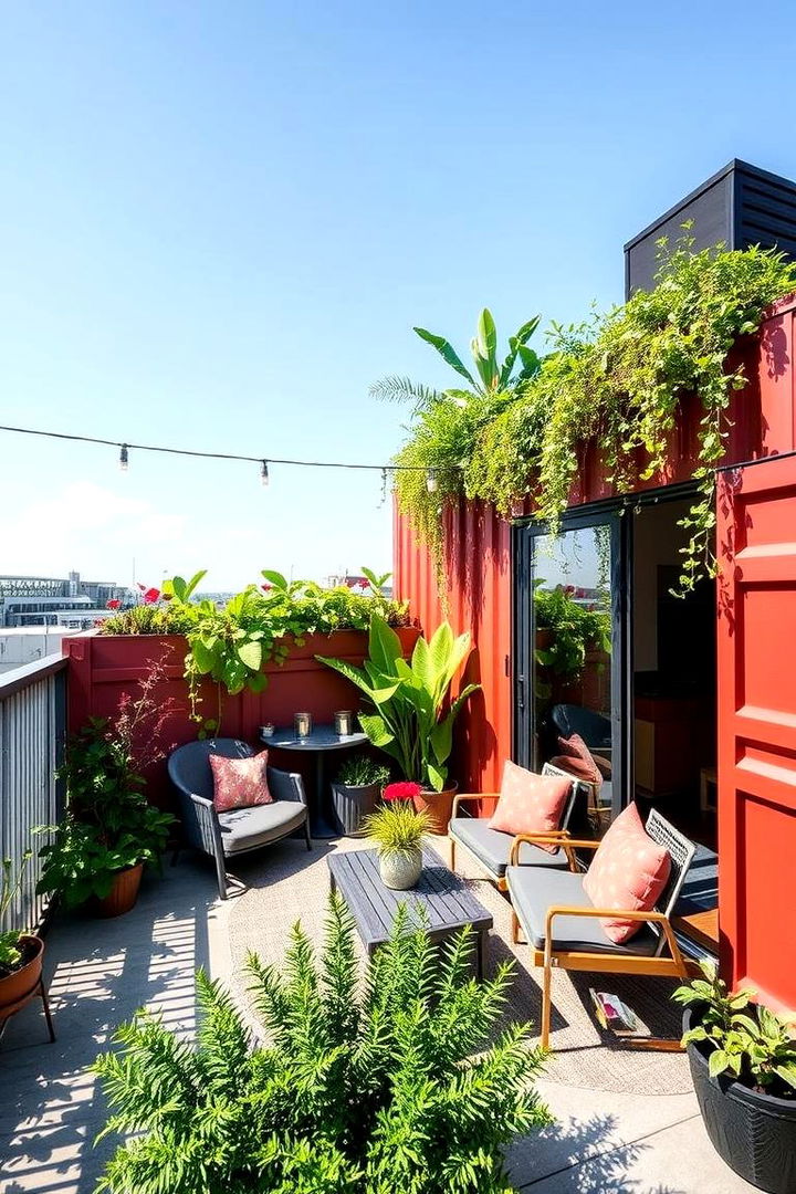 Rooftop Garden Container Home - 22 Container Home Ideas