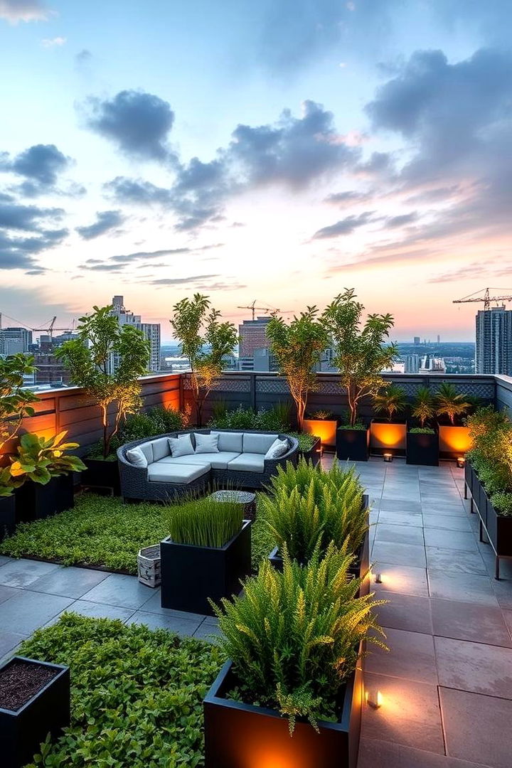 Rooftop Garden and Leisure Area - 22 Penthouse Design Ideas