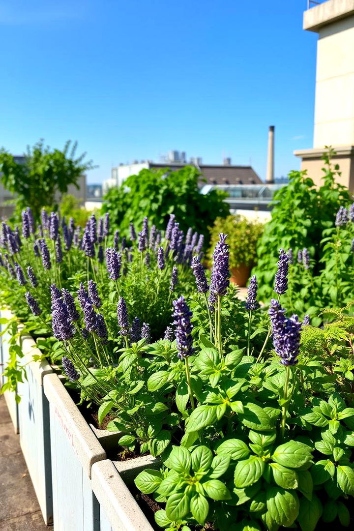 Rooftop Herb Garden - 22 Herb Garden Ideas