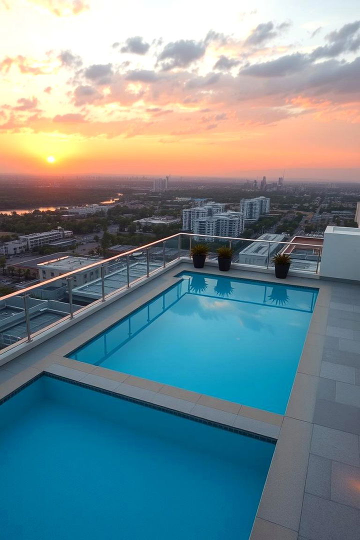 Rooftop Panoramic Deck - 22 Pool Deck Ideas