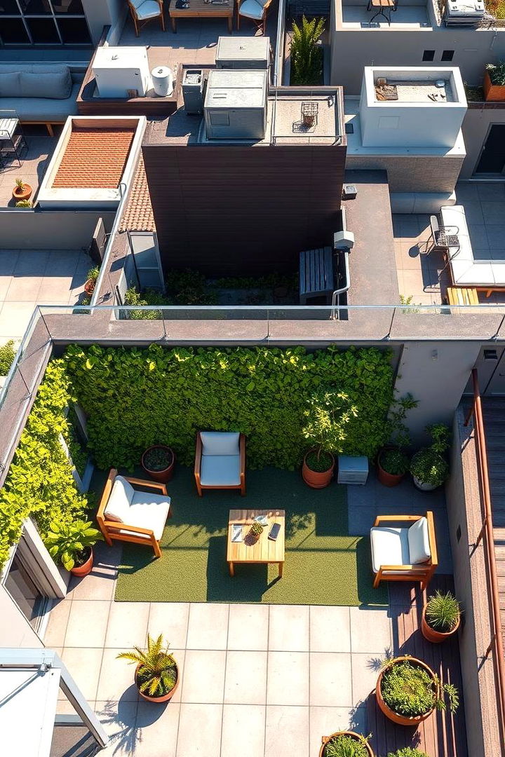 Rooftop Refuge - 22 Modern Small Garden Ideas