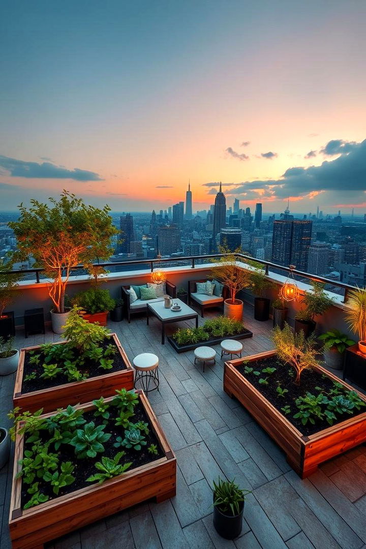 Rooftop Retreat Garden - 22 Urban Garden Ideas