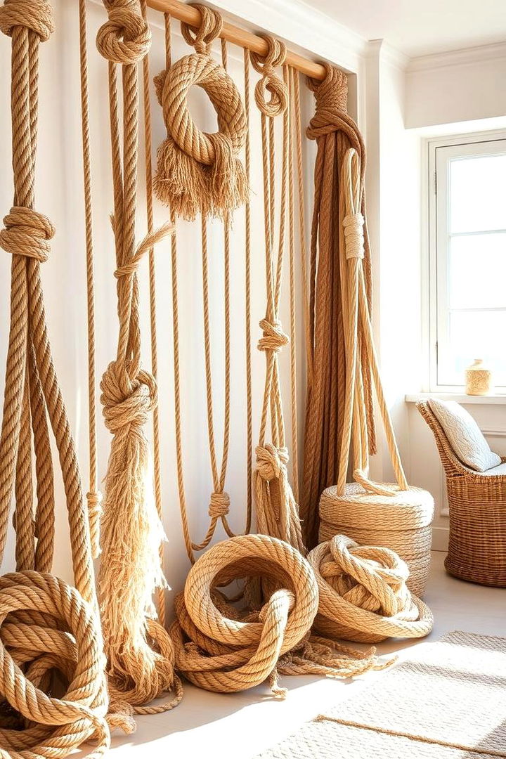 Rope Detail Decor - 22 Nautical Decor Ideas