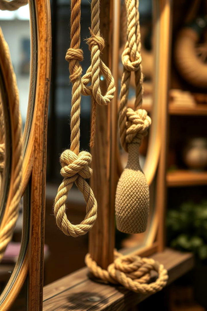 Rope and Knot Ornaments - 22 Nautical Bathroom Ideas
