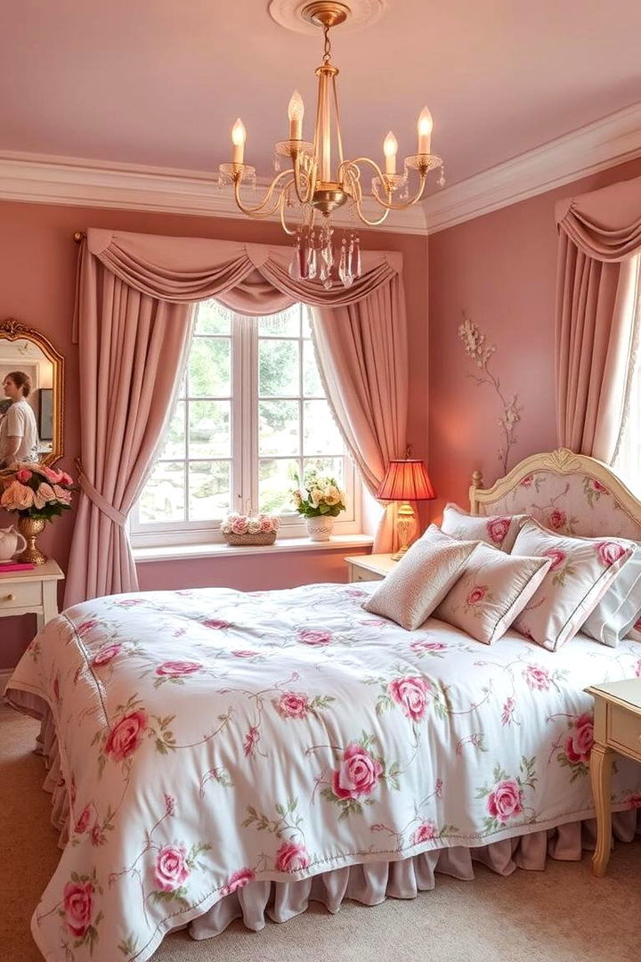 Rose Garden Romance - 22 Pastel Bedroom Ideas