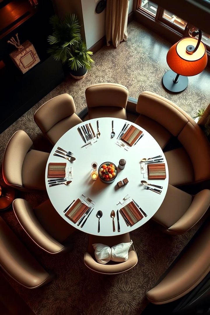 Round Dining Table Elegance - 22 Table Design Ideas