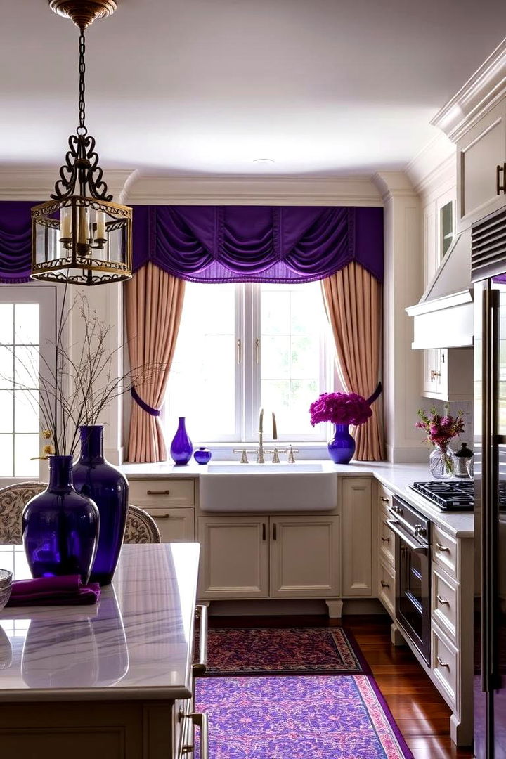Royal Purple Accents - 22 Purple Kitchen Ideas
