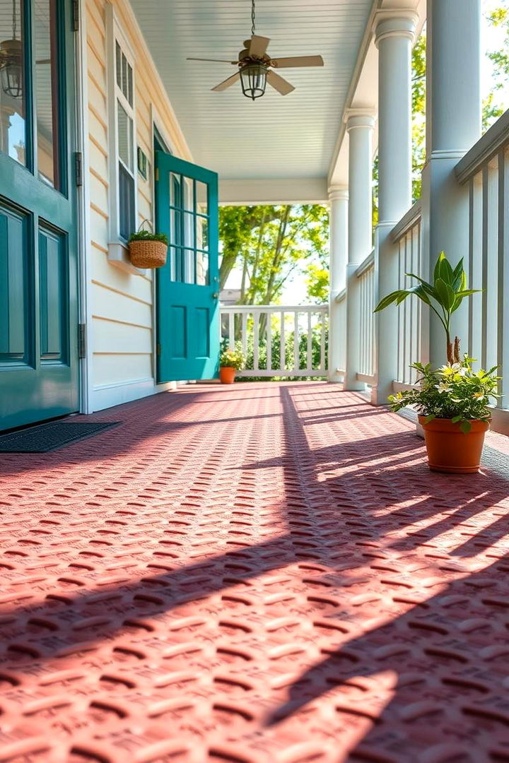 Rubber Flooring - 22 Porch Flooring Options