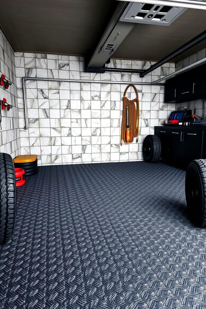 Rubber Garage Flooring Durability - 22 Garage Flooring Ideas