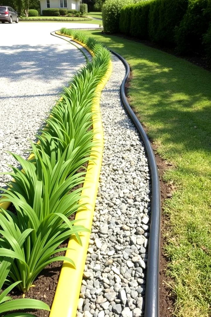 Rubber Garden Borders - 22 Gravel Driveway Edging Ideas