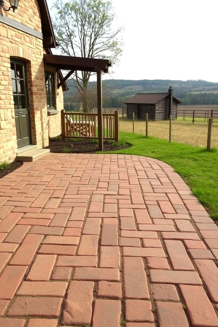 Rural Brick Paver Designs - 22 Brick Landscaping Ideas