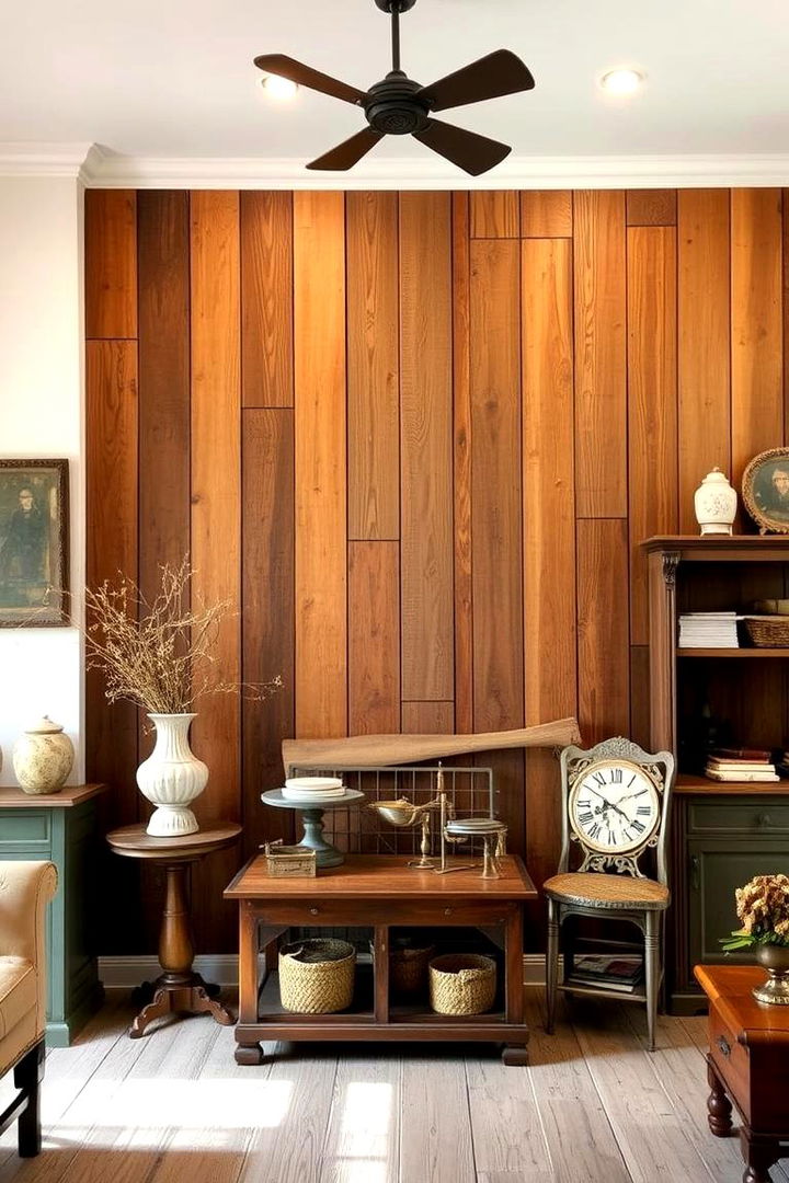 Rustic Accent Walls - 22 Small Rustic Living Room Ideas