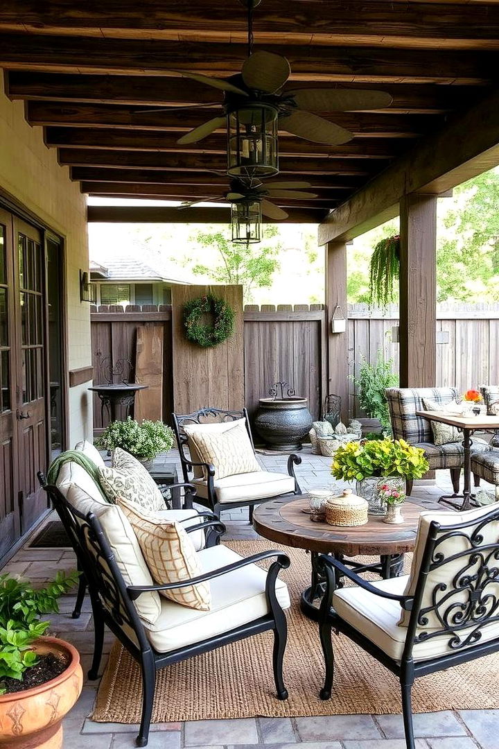 Rustic Accents - 22 Patio Decor Ideas