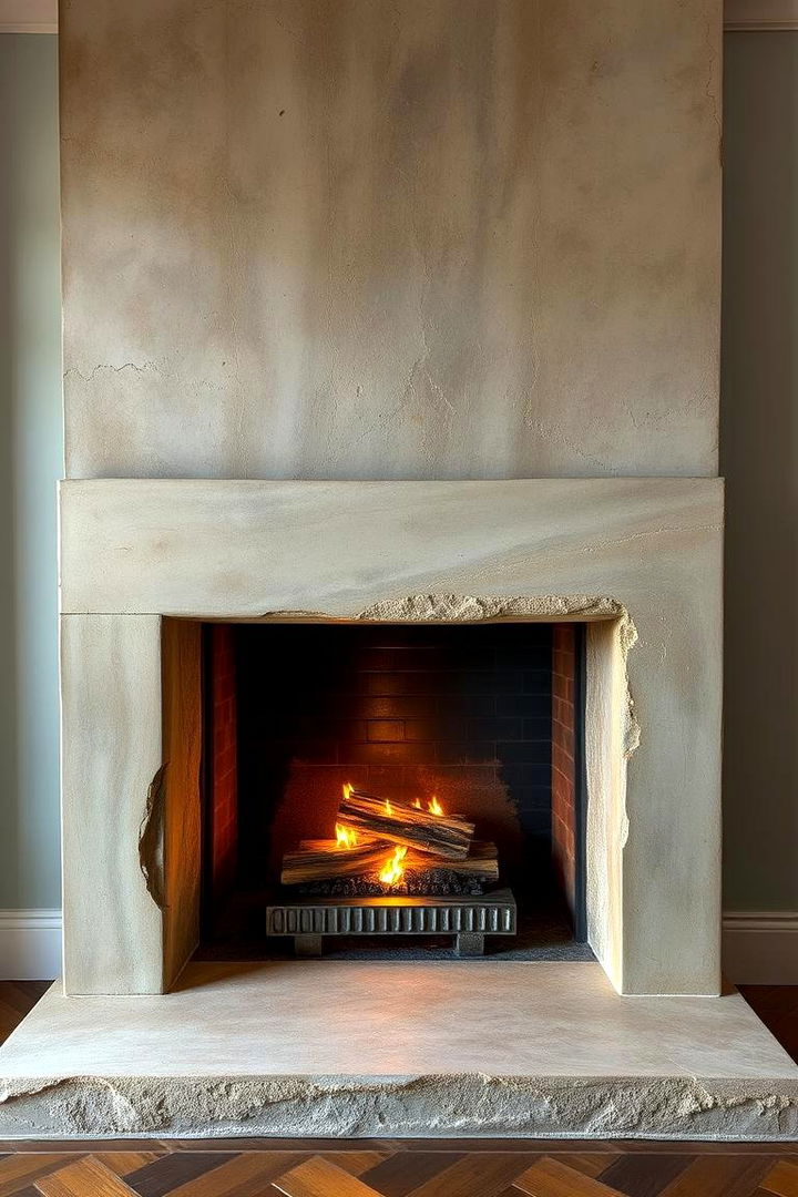Rustic Artisanal Finishes - 22 Rustic Fireplaces