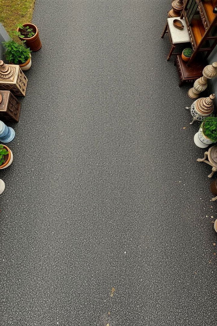 Rustic Asphalt Pathway - 22 Asphalt Walkway Ideas