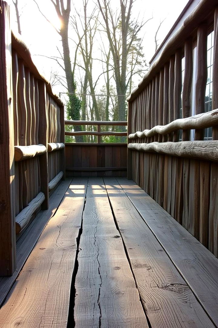 Rustic Barnwood Skirting - 22 Deck Skirting Ideas