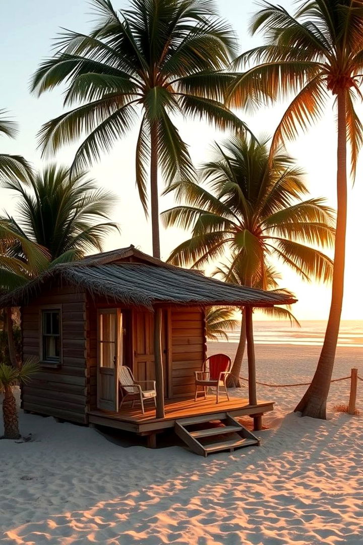 Rustic Beachside Cabins - 22 Tropical Landscape Ideas