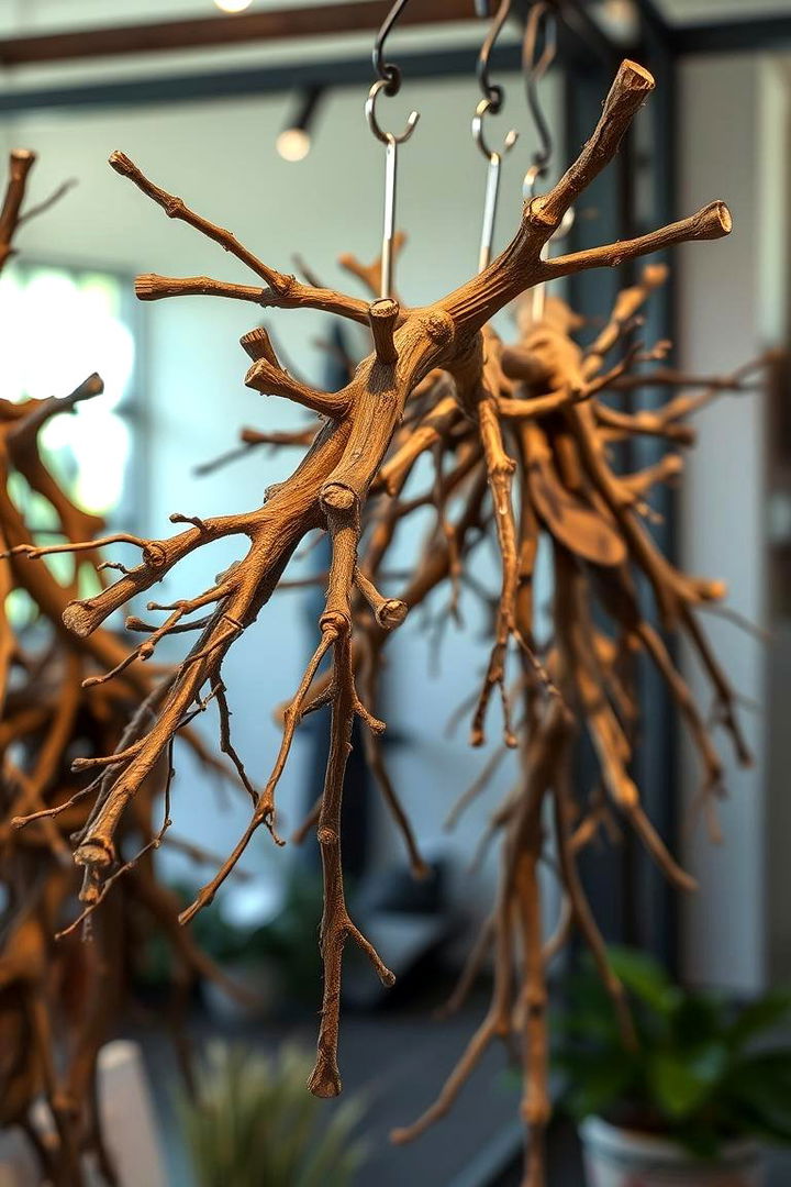 Rustic Branch Display - 22 Jewelry Storage Ideas