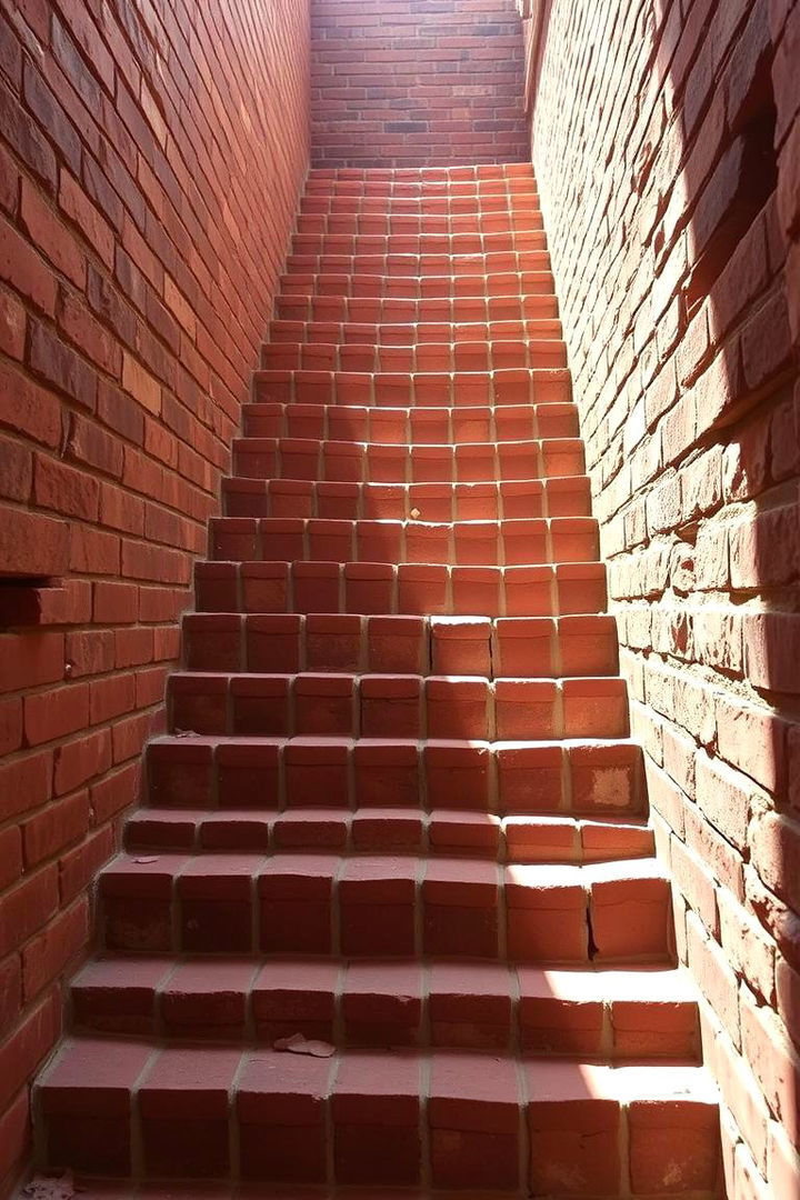 Rustic Brick Steps - 22 Front Step Ideas