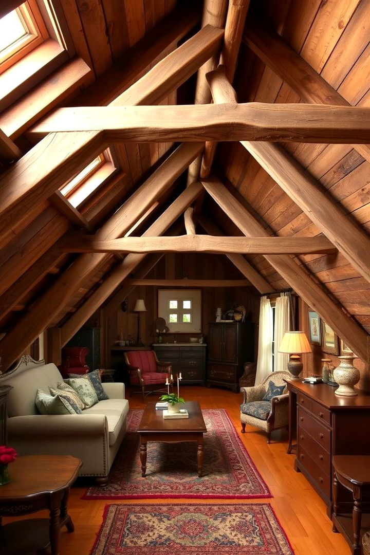 Rustic Cabin Style Attic - 22 attic room ideas