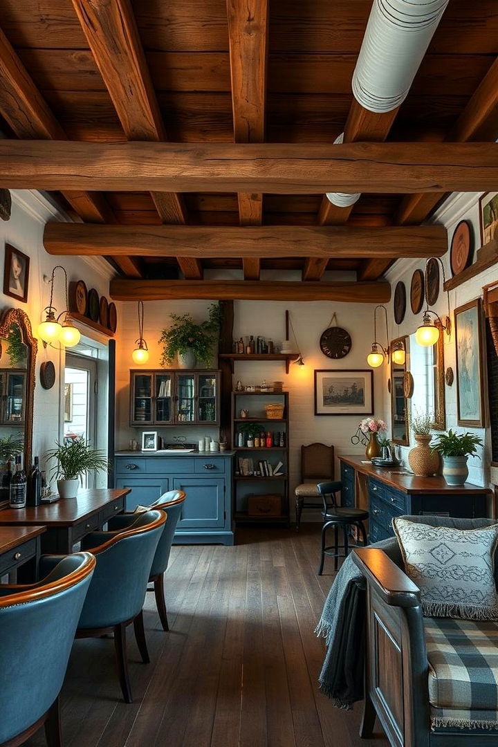 Rustic Charm - 22 Salon Interior Design Ideas