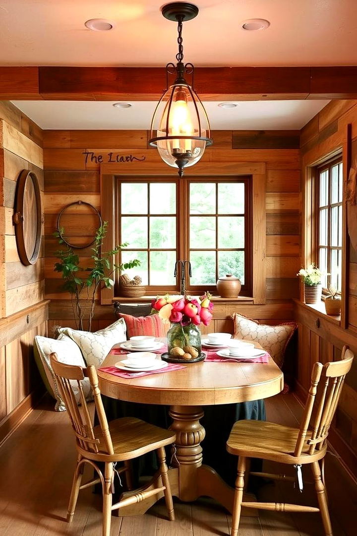Rustic Charm Breakfast Bar - 22 Breakfast Bar Ideas