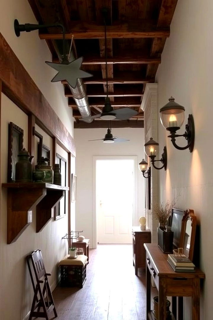 Rustic Charm Hallway - 22 Hallway Ideas