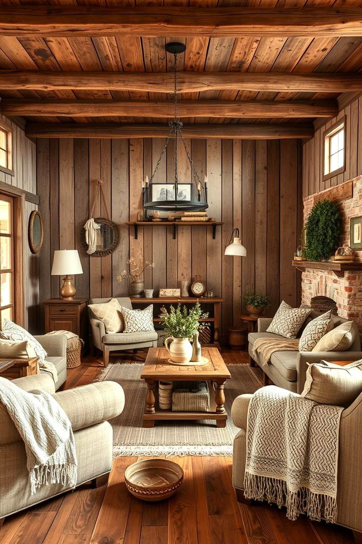 Rustic Charm Harmony - 22 Living Room Design Ideas