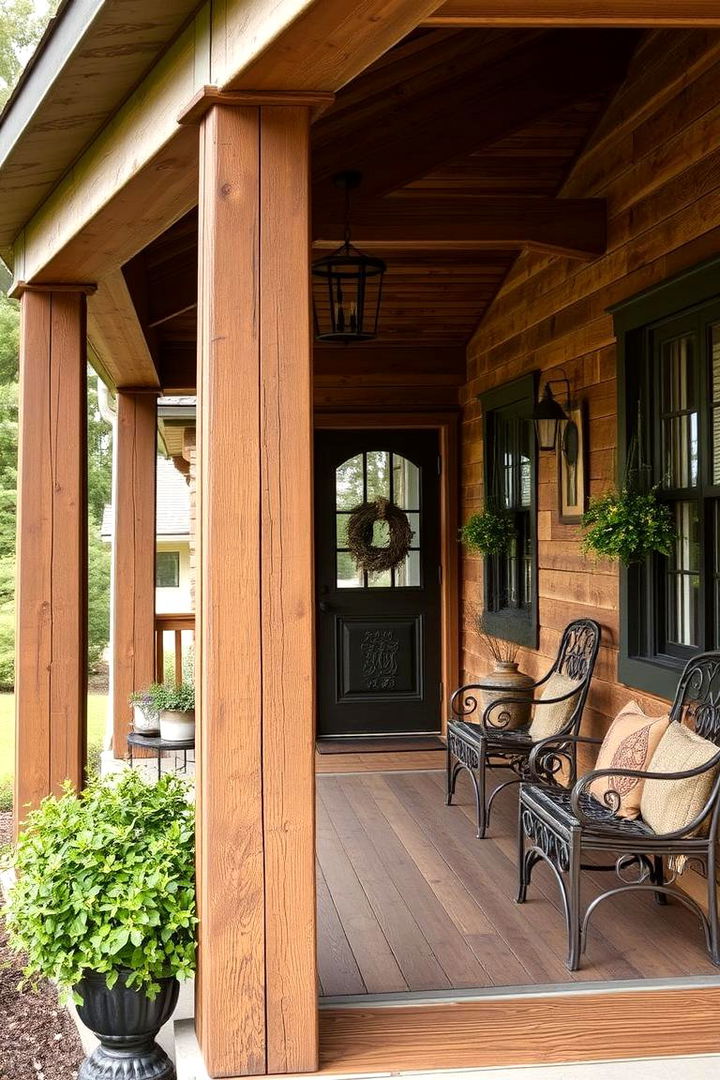 Rustic Charm Porches - 22 Mobile Home Porch Ideas