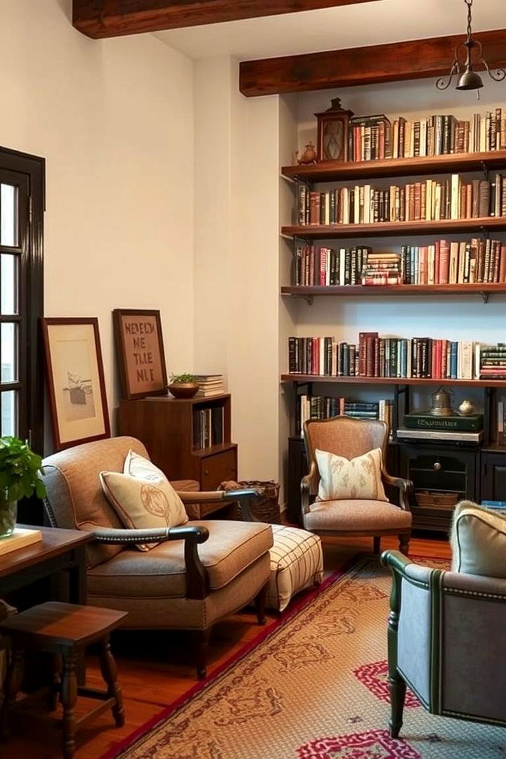 Rustic Charm Reading Room - 22 Reading Room Ideas