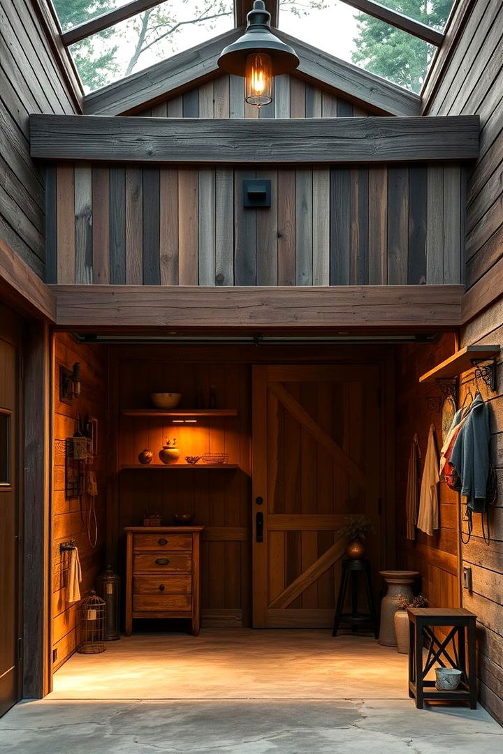 Rustic Charm with Modern Touches - 22 Garage Entryway Ideas