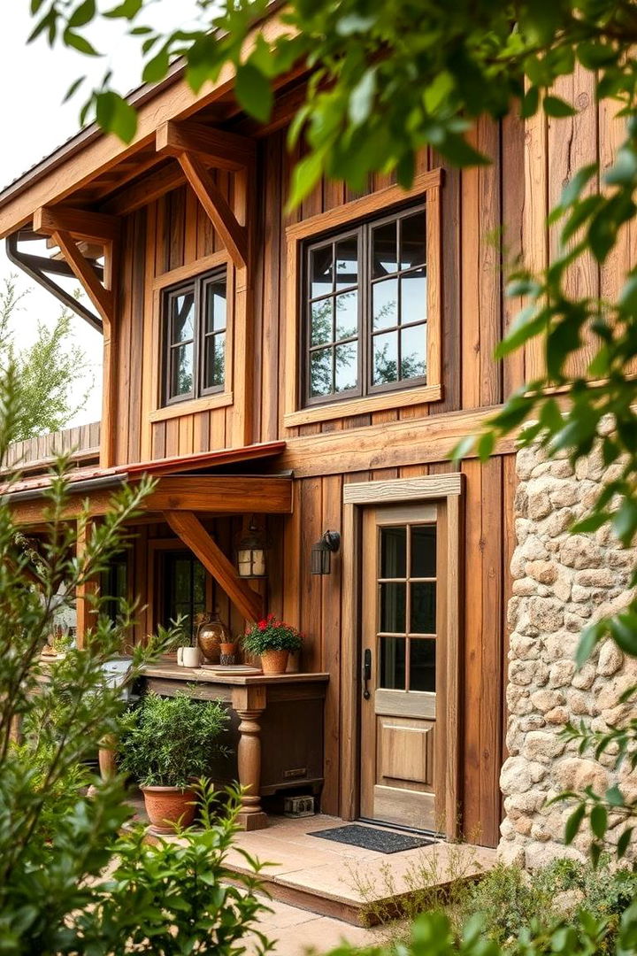 Rustic Charm with Olive Tones - 22 Olive Green House Exterior Ideas