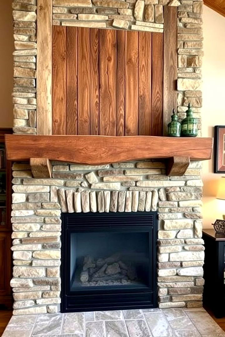 Rustic Chic Warmth - 22 Floor to Ceiling Fireplace Ideas