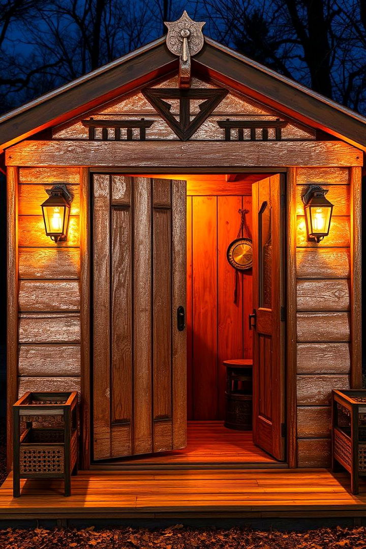 Rustic Copper Glimmer - 22 Shed Color Ideas