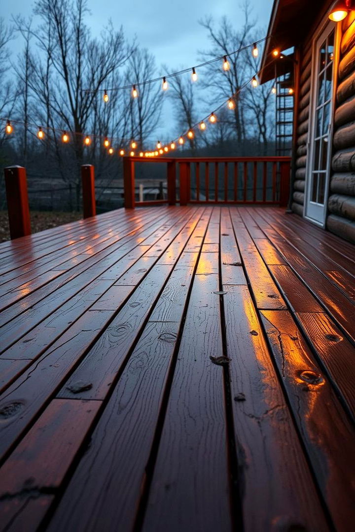 Rustic Copper Glow - 22 Deck Color Ideas