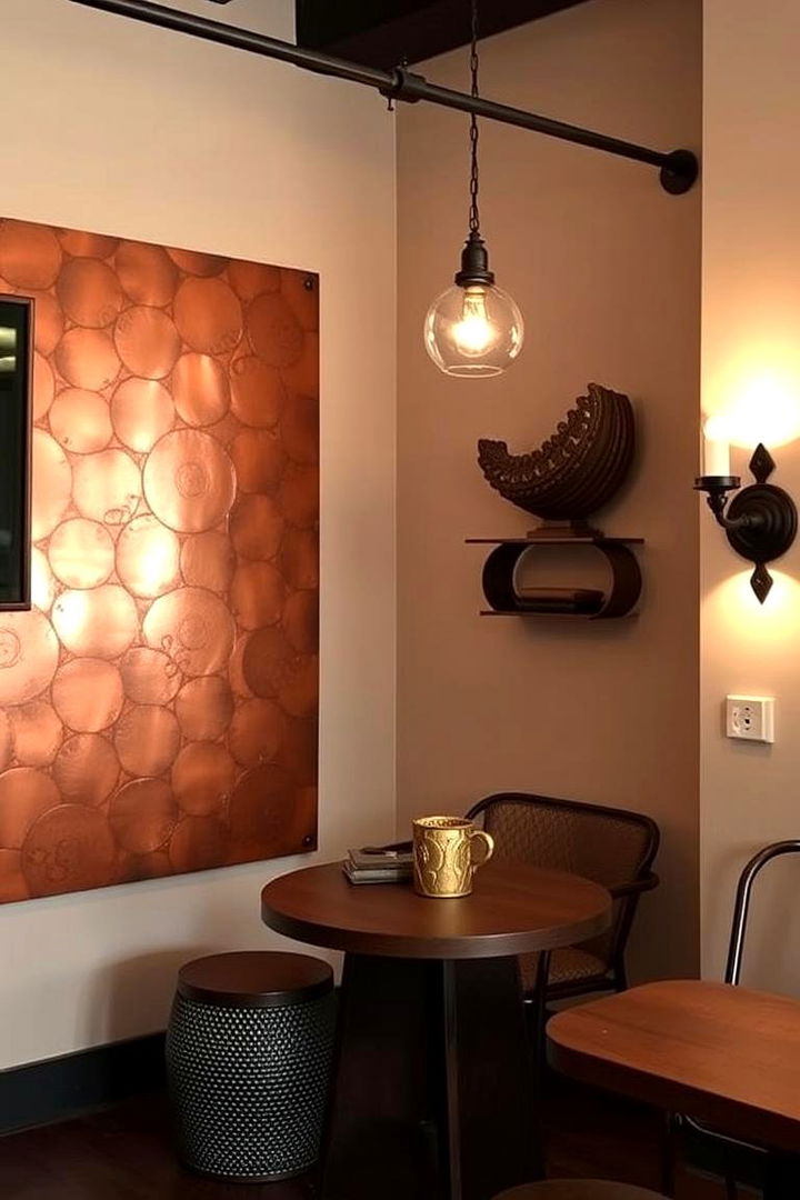 Rustic Copper Warmth - 22 Accent Wall Colors