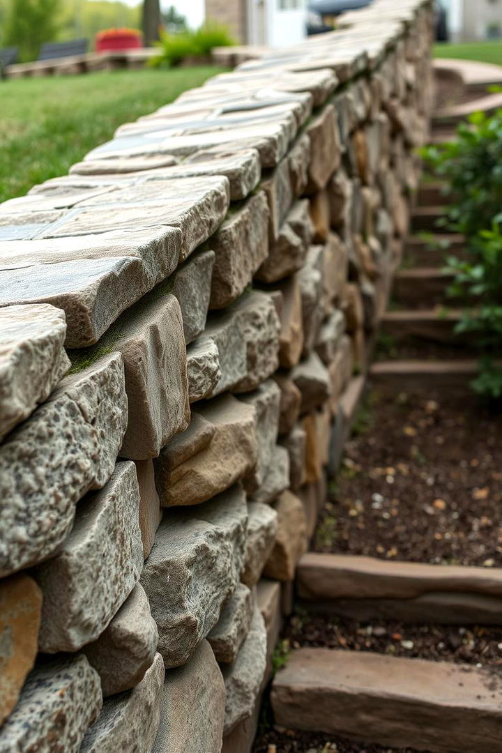 Rustic Countryside Vibes - 22 Retaining Wall Ideas for Sloped Backyard