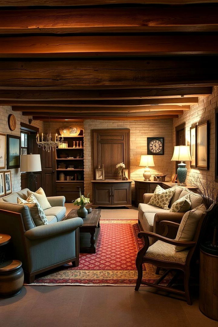 Rustic Decor Retreat - 22 basement decorating ideas
